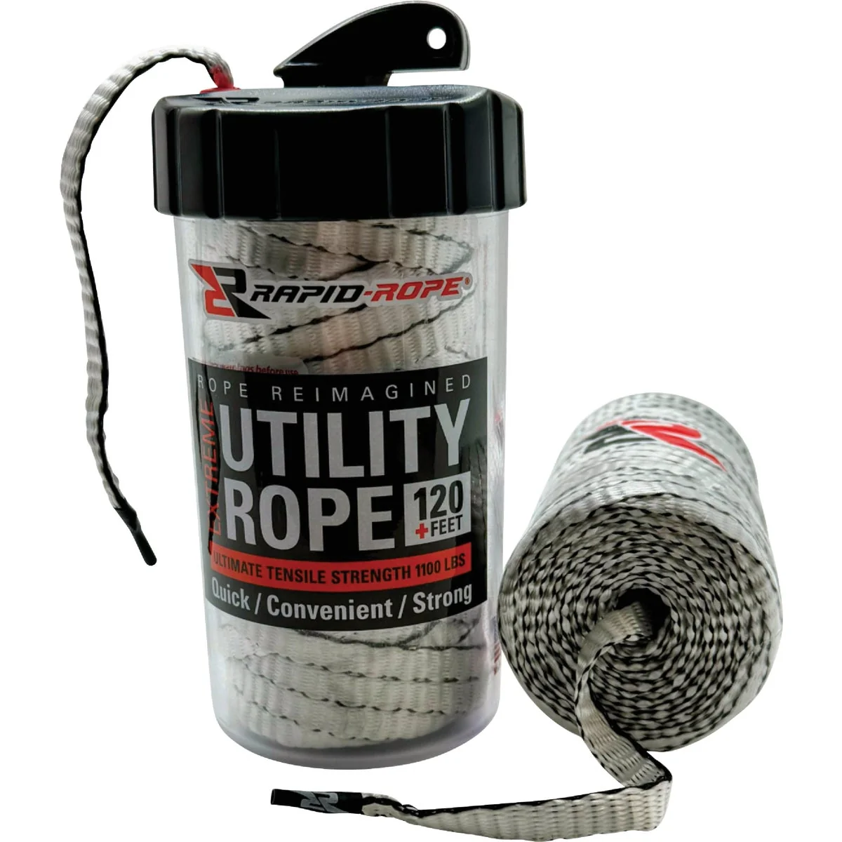 Trendy Rapid Rope 120 Ft. 1100 Lb. Tensile Strength White Utility Rope Fine