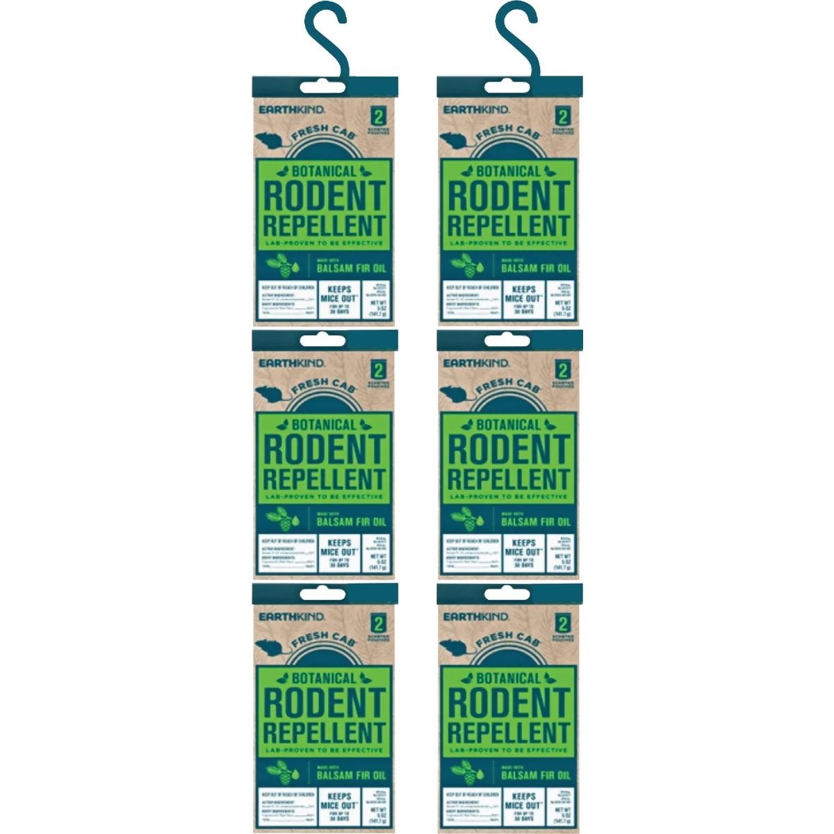 Original Fresh Cab Rodent Repellent 2.5 Oz. Clip Strip Excellent