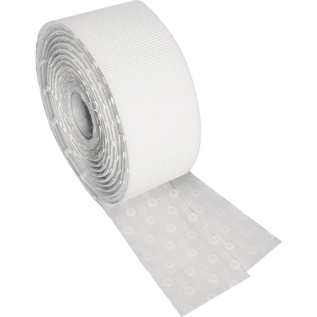 Flexible Wrap-It Storage Stick ‘Em 2 In. x 10 Ft. Industrial Strength White Hook Loop Roll Safe