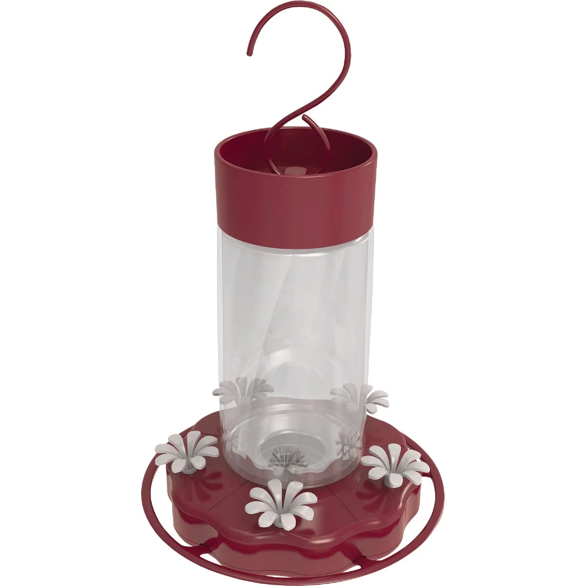 Traditional Nature’s Way Scarlet Swirl 20 Oz. Glass Hummingbird Feeder Environmentally Friendly