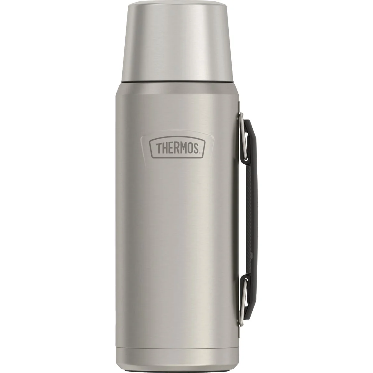 Lightweight Thermos 1.2 L Stainless Steel Beverage Bottle Matte Stainless Steel Clean