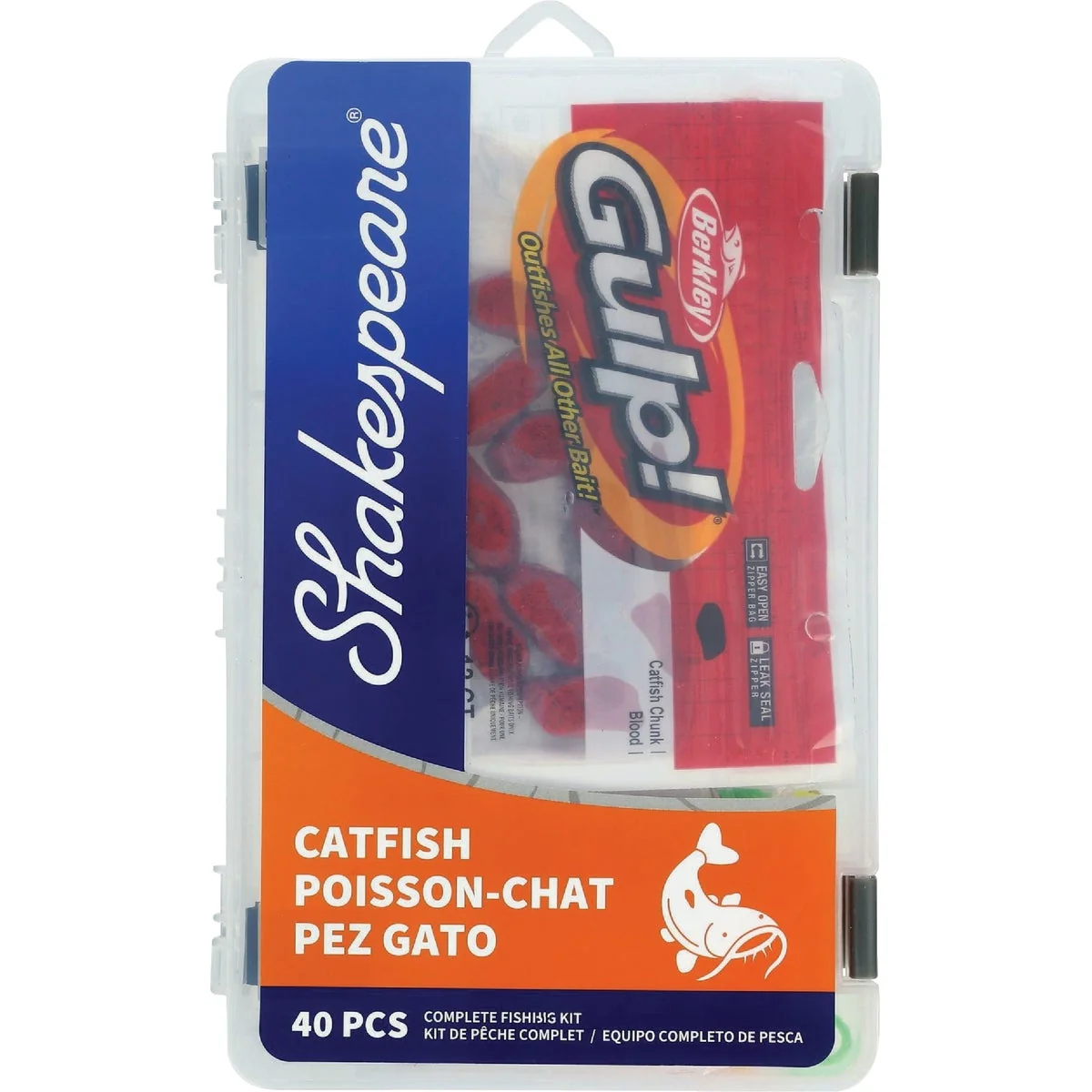 Carefully Designed Shakespeare Catch More Fish Catfish Kit Durable