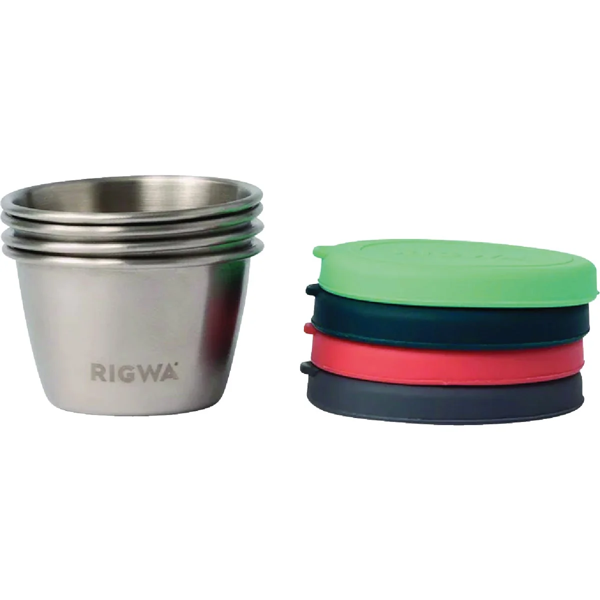 Luxury Rigwa Life Dressing Containers Set of 4 Green