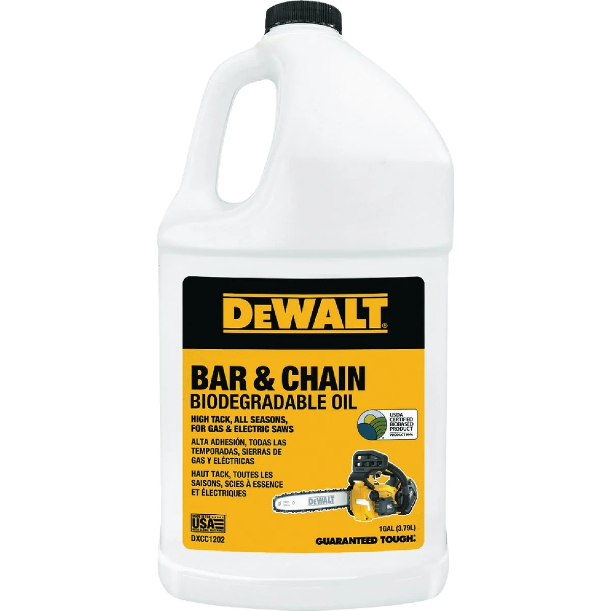 Original DEWALT 1 Gal. Bar Chain Biodegradable Oil High-Grade
