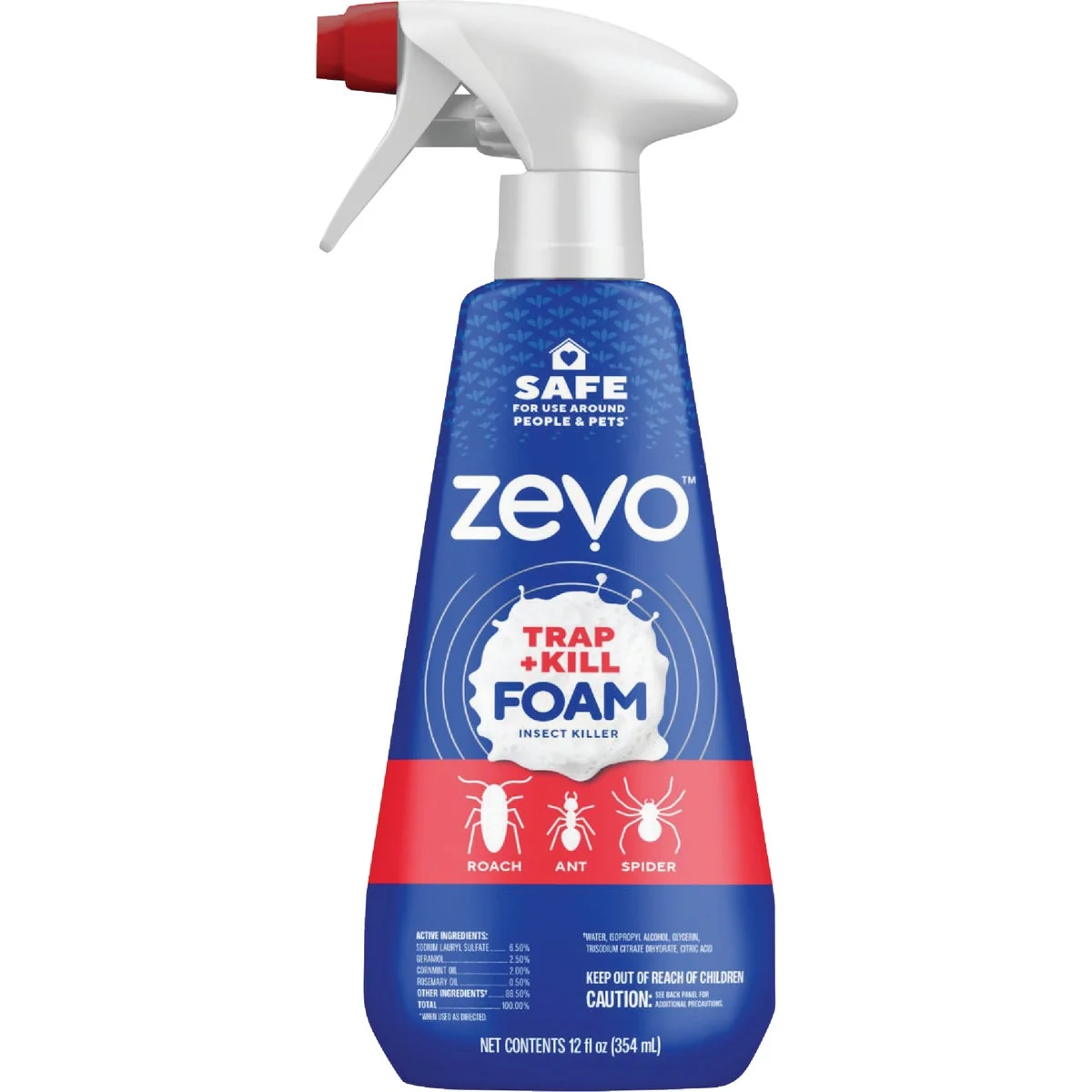 Flexible Zevo Trap Kill 12 Oz. Foam Trigger Spray Insect Killer Professional