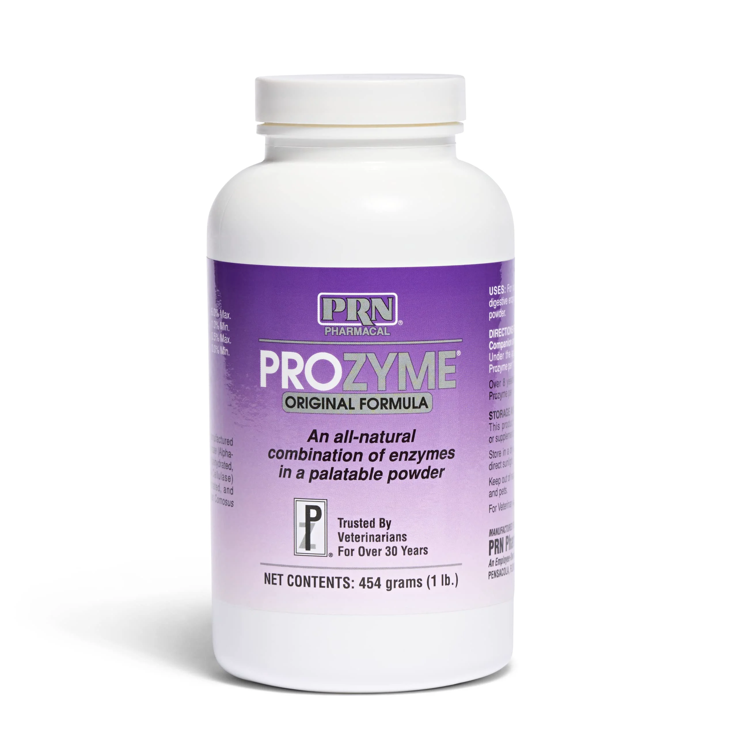 Enhanced PRN Pharmacal ProZyme Formula Enzyme Supplement for Dogs Cats – 454 g 1 lb Long-Lasting
