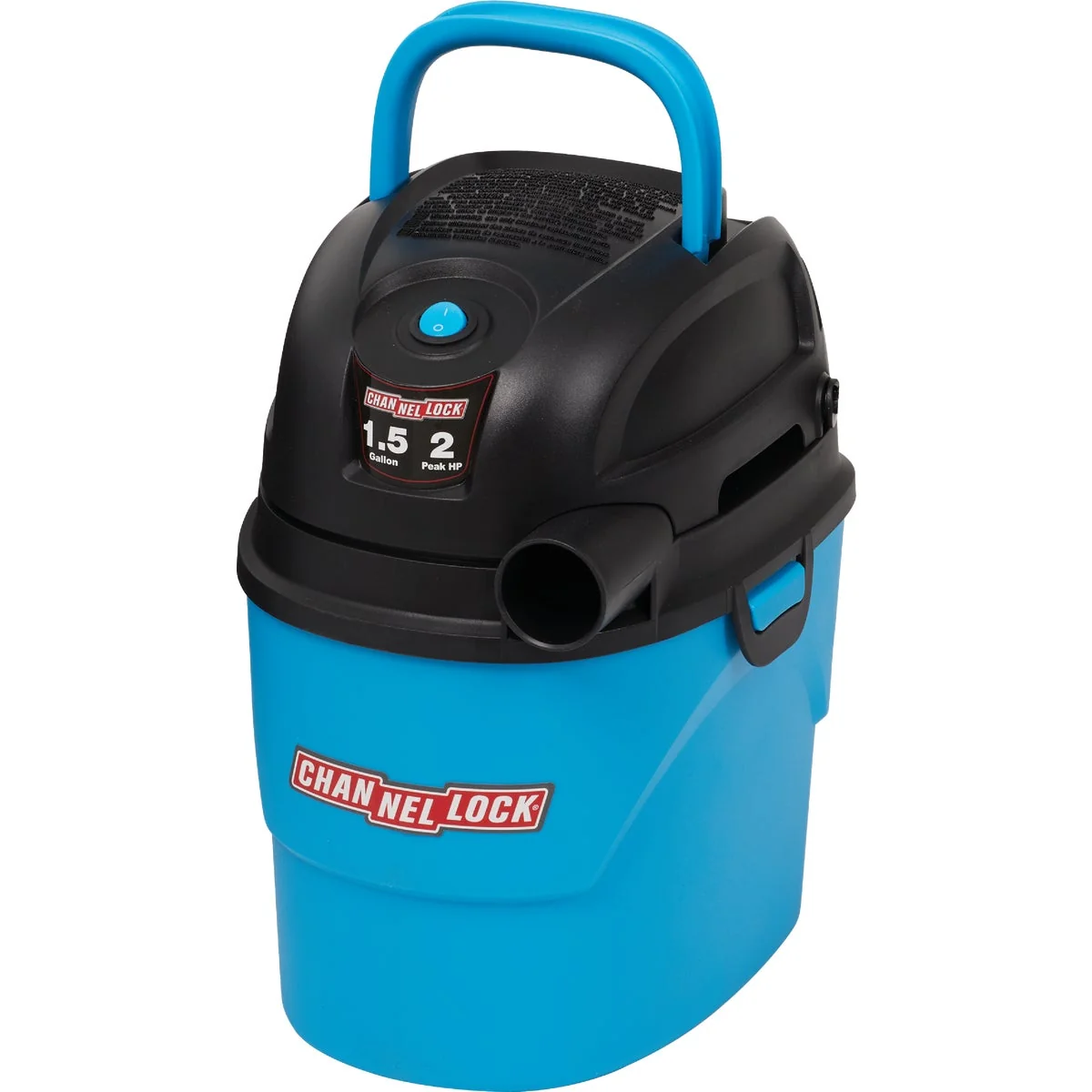 Exceptional Channellock 1.5 Gal. 2.0-Peak HP Wall Mount Wet Dry Vacuum Premium