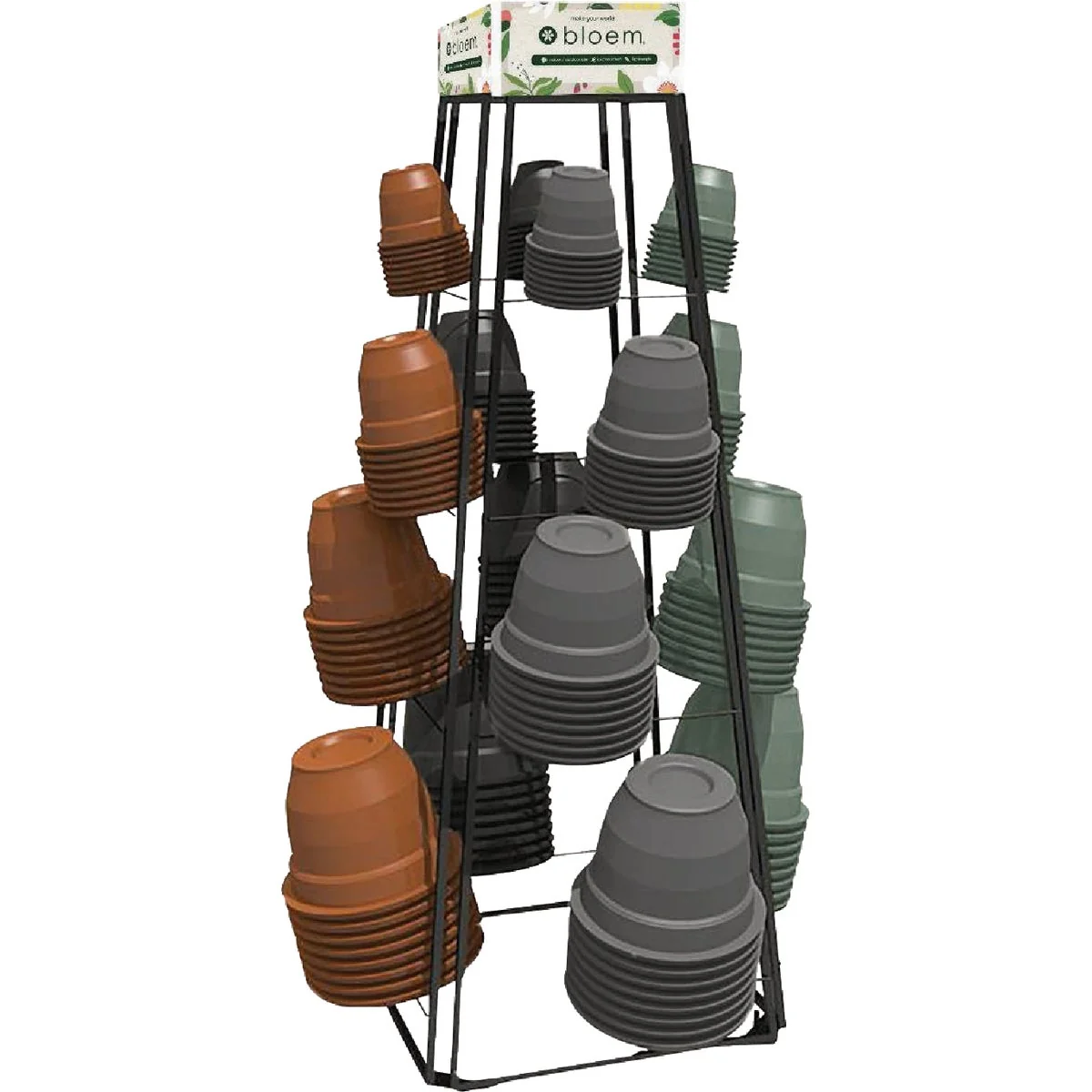 Classic Bloem Ariana 6 In. to 12 In. Core Planter Display 160-Piece Versatile