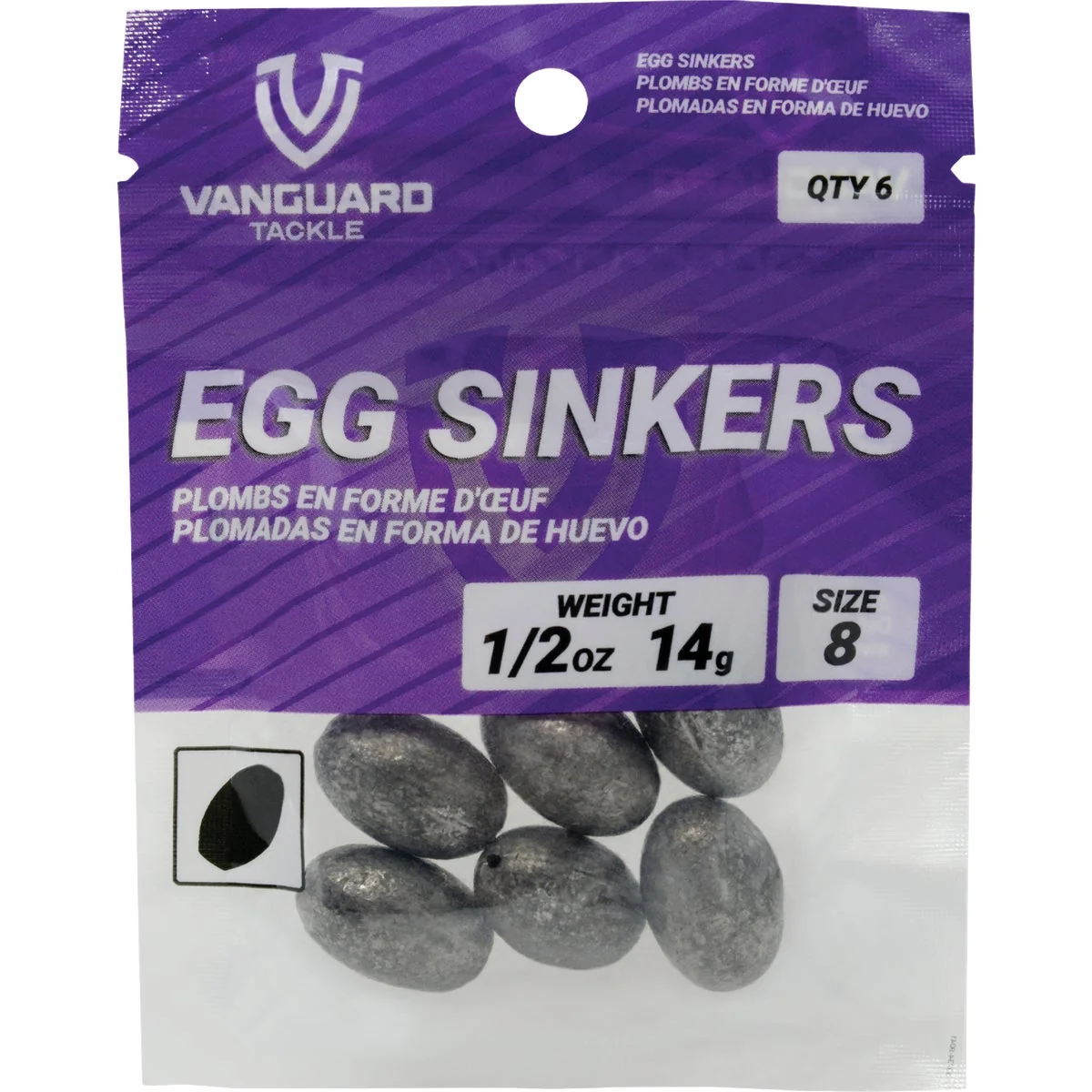User-Friendly EGG SINKERS 6 1 OZ-3 Smooth