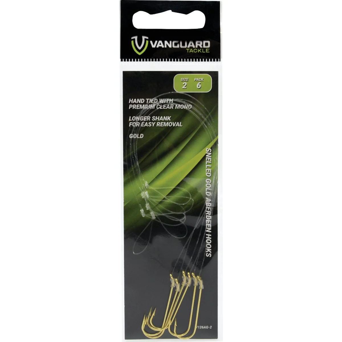 Specialty HOOKS SNELLED ABERDN GOLD 6-6PK High-Grade