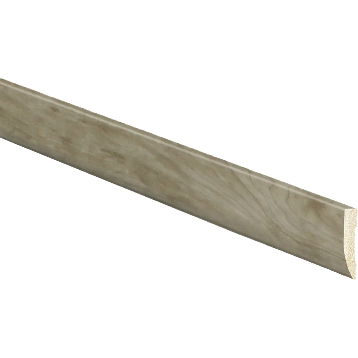 Genuine Inteplast Building Products 1-1 2 In. W. x 3 8 In. H. x 7 Ft. L. River Grey Polystyrene Stop Moulding Artisan