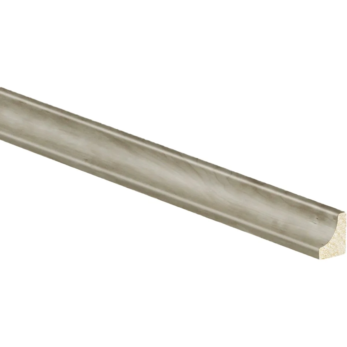 Pure Inteplast Building Products 11 16 In. W. x 11 16 In. H. x 8 Ft. L. River Grey Polystyrene Cove Moulding Safe