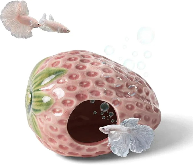 Expertly Made Aquarium Decor Cave Betta Fish Aquarium Accessories Ornaments Hiding Cave Authentic