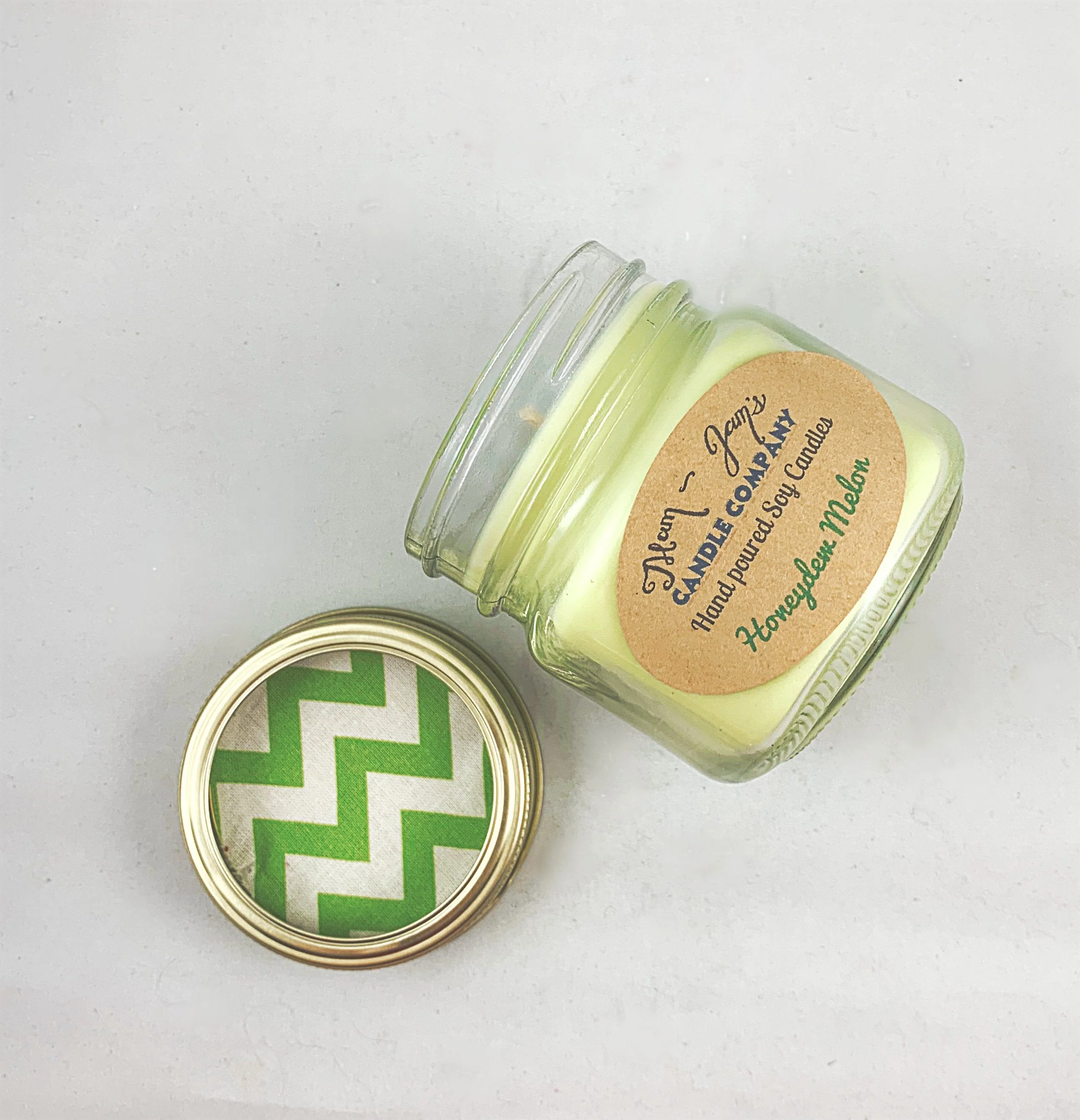 Fashionable Honeydew Melon Soy Candle – Sweet Refreshing Scent Mam Jam s Exclusive