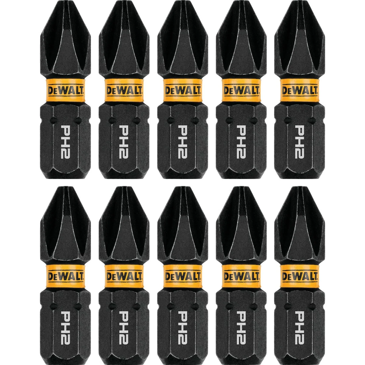 Verified Dewalt Elite Series 1 4 In. x 1 In. Phillips Impact Driver Bit Set 10-Piece Original Design