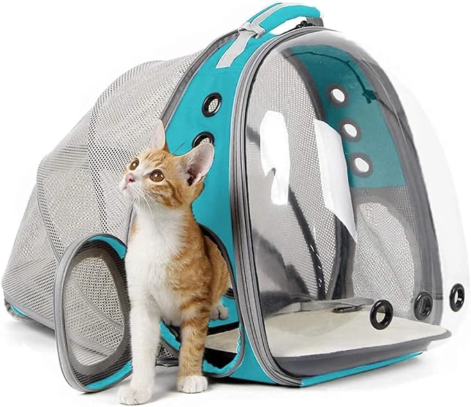 Proven Back Expandable Cat Backpack Carrier Fit up to 12 lbs Space Capsule Bubble Premium Material