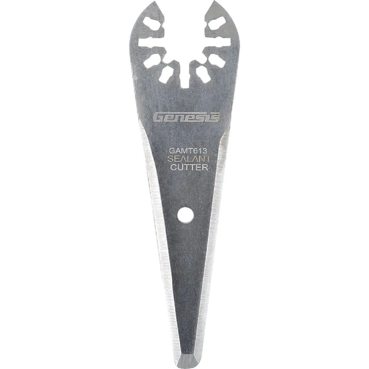 Sustainable Genesis 3 In. Stainless Steel Tapered Sealant Cutting Oscillating Blade Natural