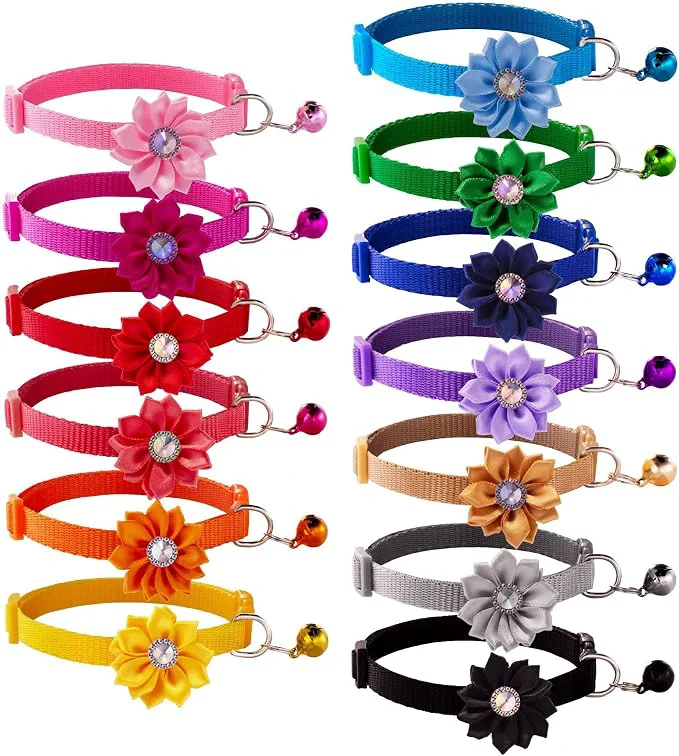 Reusable 13Pcs Puppy Collars Cat ID Collars Fine