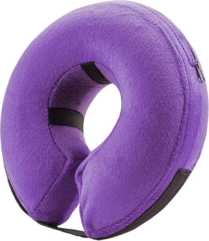 Expertly Made BENCMATE Inflatable Dog Cone Collar Soft Dog Cone Green