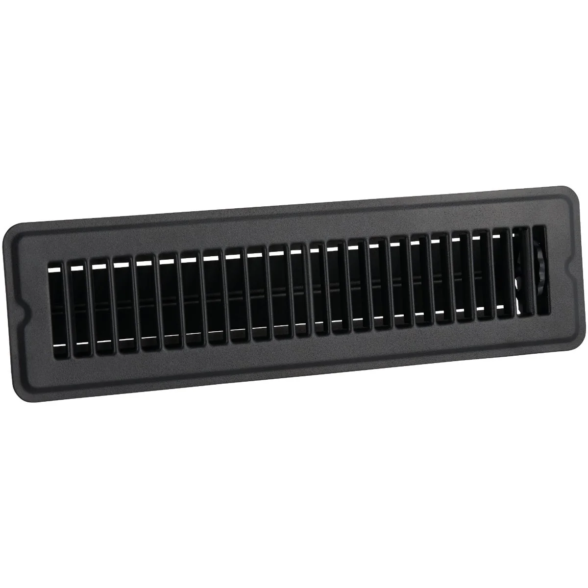 Classic Home Impressions 2-1 4 In. x 12 In. Matte Black Steel Floor Register Trendy