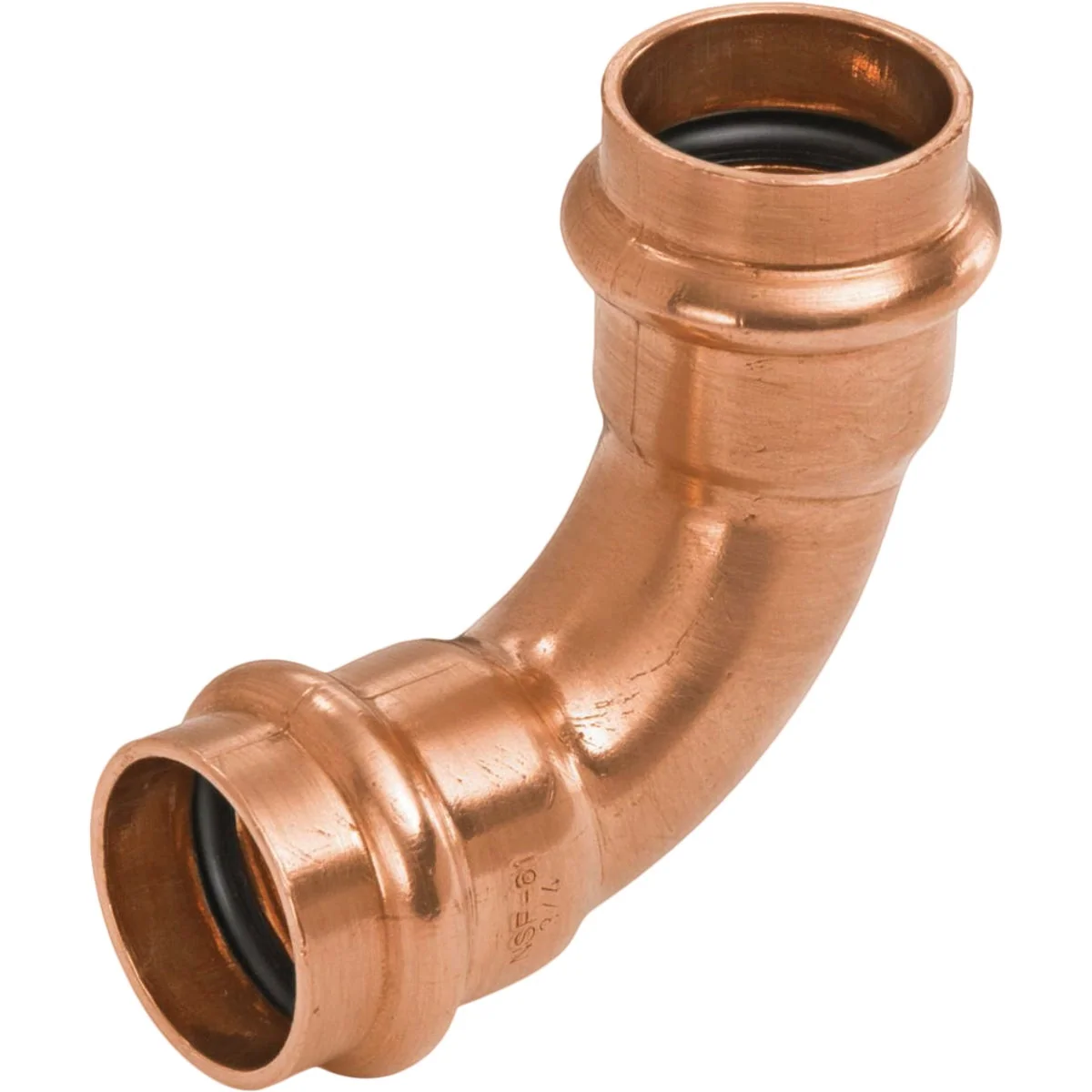 Fine Crafted NIBCO 3 4 In. 90 Deg. Press Copper Elbow 1 4 Bend 10-Pack Efficient