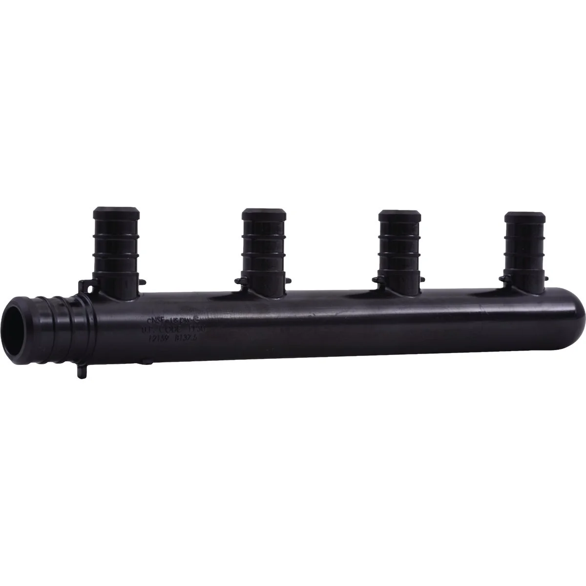 Reliable SharkBite PEX-B 3 4 In. Inlet x 1 2 In. Branches Poly Alloy 4-Port Closed Barb Tee Crafted