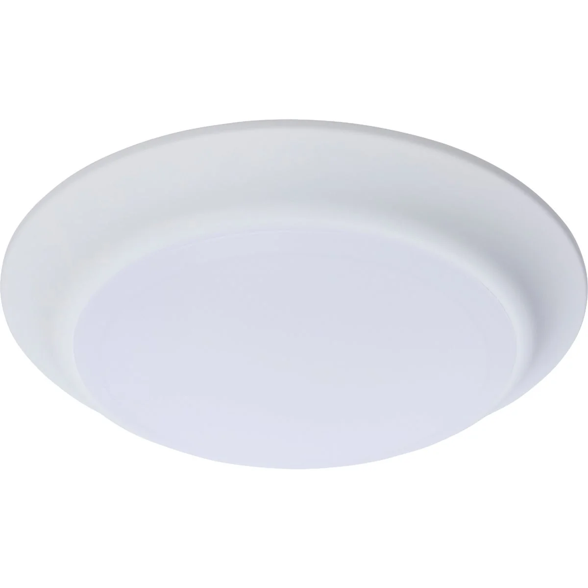 Breathable Satco Nuvo 7 In. White 60W Equivalent LED CCT-Selectable Disk Flush Mount Ceiling Light Fixture Authentic