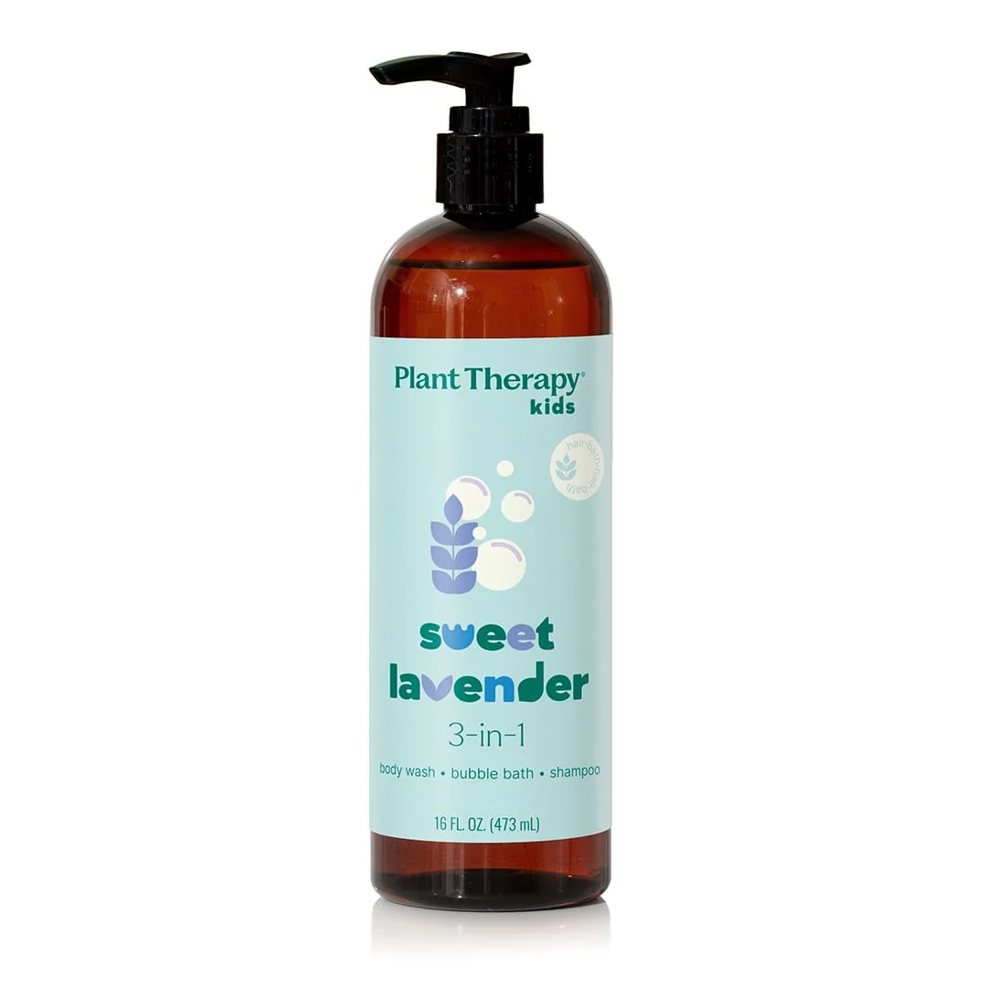 User-Friendly Sweet Lavender 3-in-1 Body Wash Bubble Bath Shampoo Luxury
