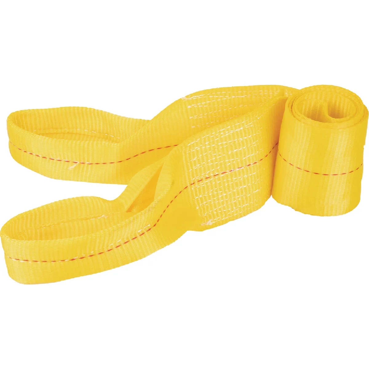 Long-Lasting Erickson 4 In. x 6 Ft. 15 000 Lb. Polyester Tow Strap with Loops Yellow Stylish