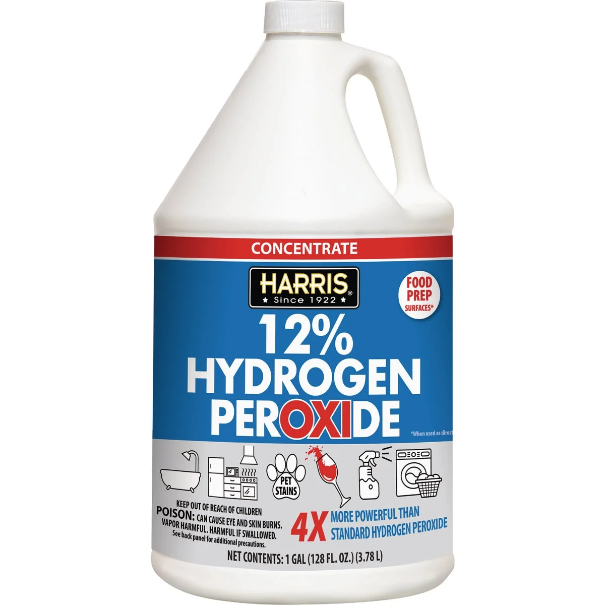 Professional Harris 1 Gal. 12 Hydrogen Peroxide Concentrate Excellent