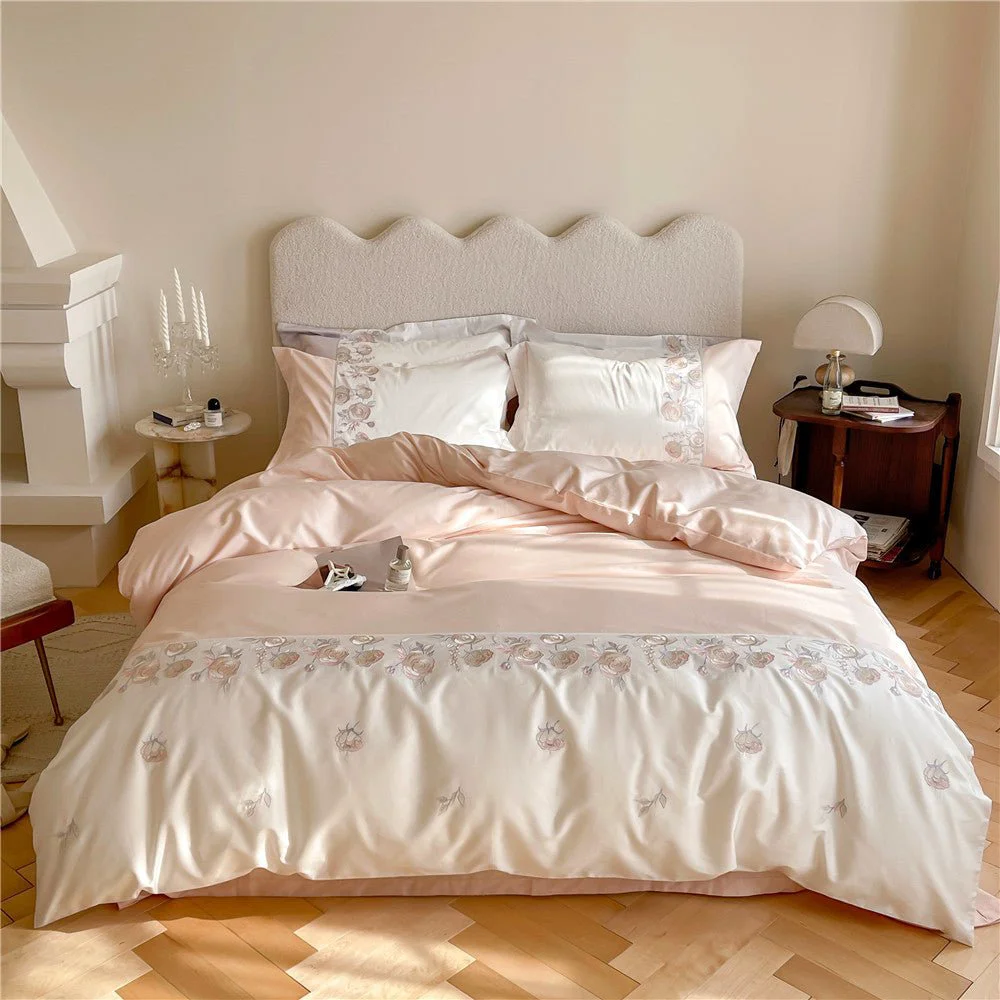 Official Sweet Blush Peony Quilt Cover Flat Sheet – FINAL Fine