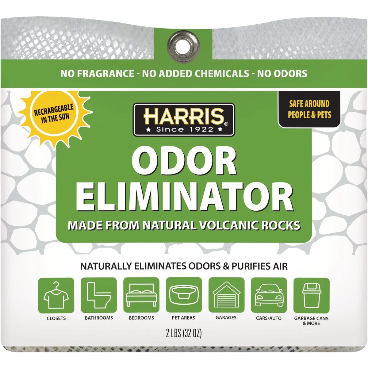 Exceptional Harris 32 Oz. Odor Eliminator Natural Volcanic Rocks Efficient