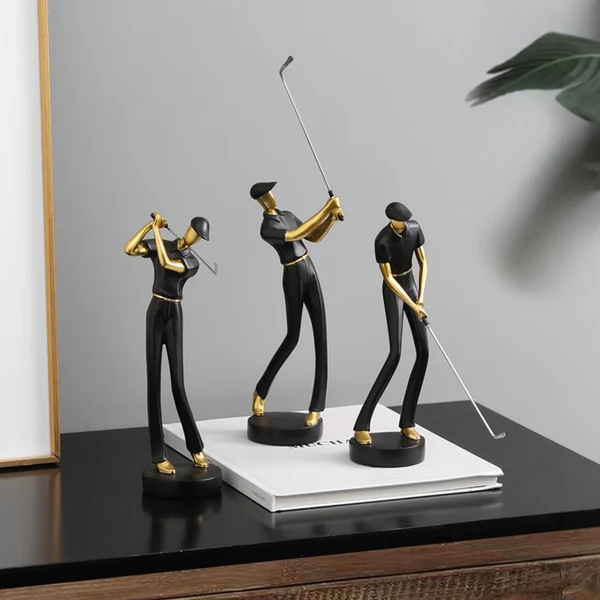 Quality Golfer Decorative Figurine Verified