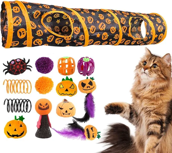 Verified Interactive Cat Play Tunnels Premium Material