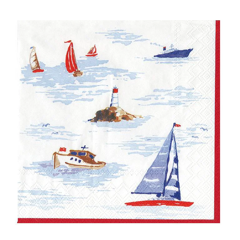 Crafted Boats Lighthouse Cocktail Napkins 20 pack Exclusive