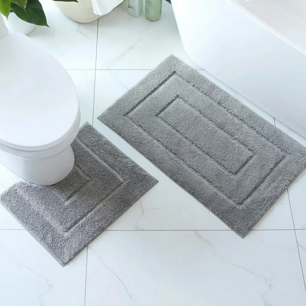 Certified Plush Non-Slip Bath Mat Soft Quick to Absorb Water Stylish