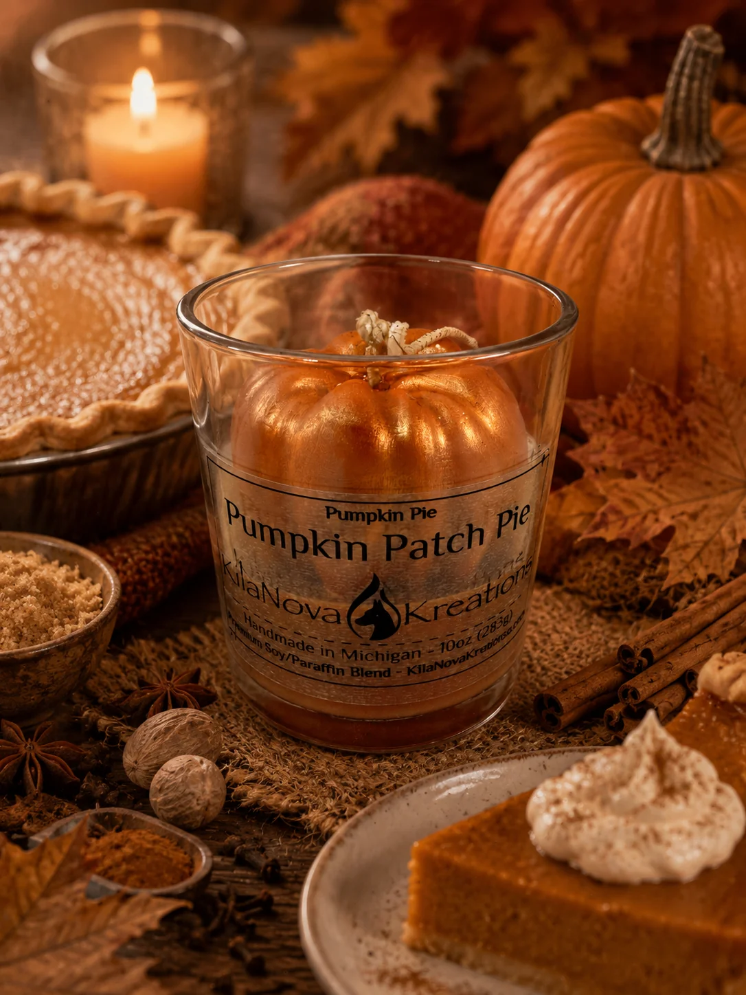 Reliable Pumpkin Patch Pie Candle Easy-to-Use