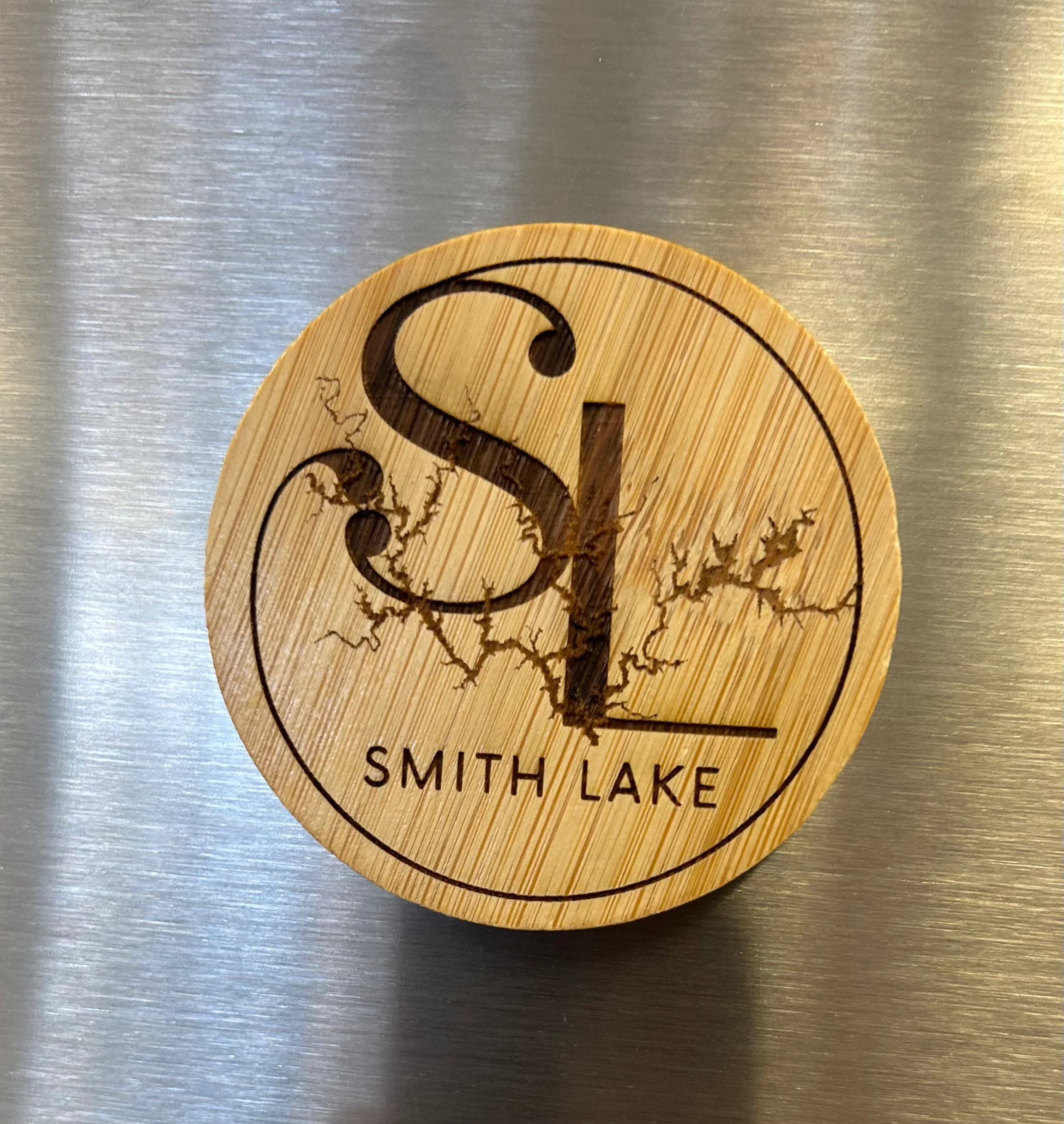 Durable Smith Lake Wooden Magnet Bottle Opener Carefully Designed
