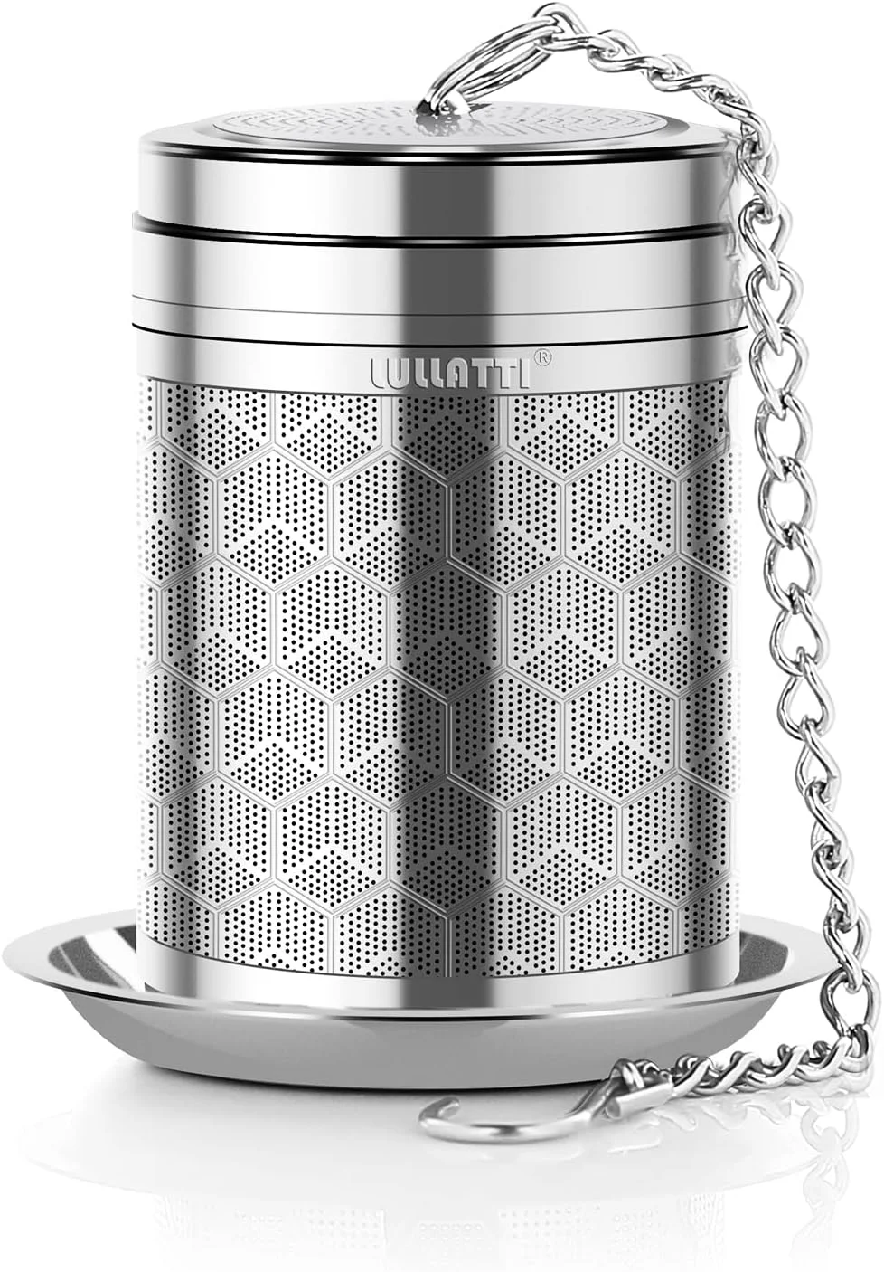 Powerful Large Tea Infuser for Loose Tea 1 Pack 304 Stainless Steel Tea Ball Strainer Extra Fine Mesh Tea Steeper for Brewing All Kind of Tea Fashionable