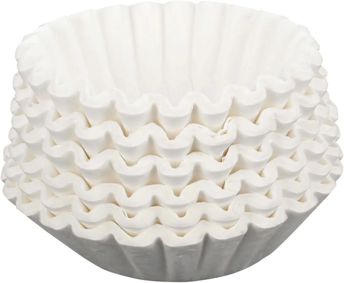 Excellent 300pcs 12-Cup Commercial Coffee Filters 4 ¼ Inch base 2 ¾ Inch Walls 9 ¾ Inch Laying Flat Large Coffee Filters Premium Paper with 12-Cup Home Recyclable