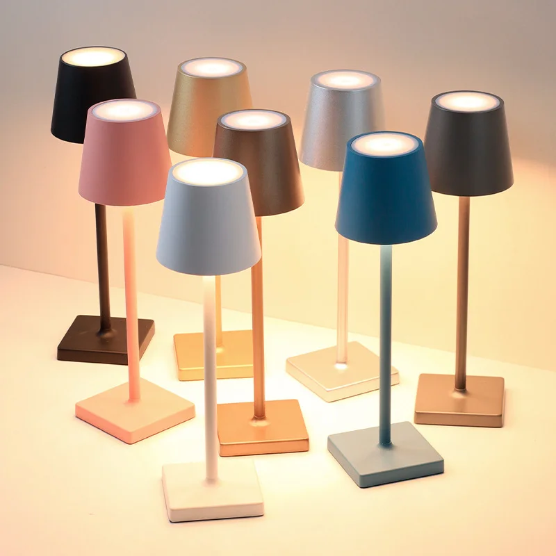 Durable Pact Cordless Table Lamp – Rechargeable Touch Lamp with Colour-Changing Light for Bedroom Dining Patio Expertly Made