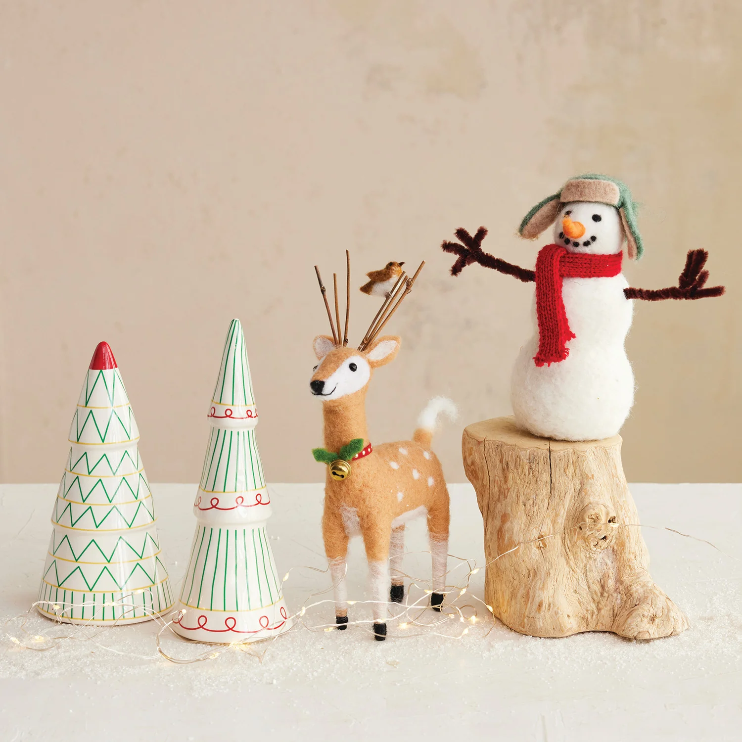 Sustainable Handmade Fabric Wool Felt Friends Refined