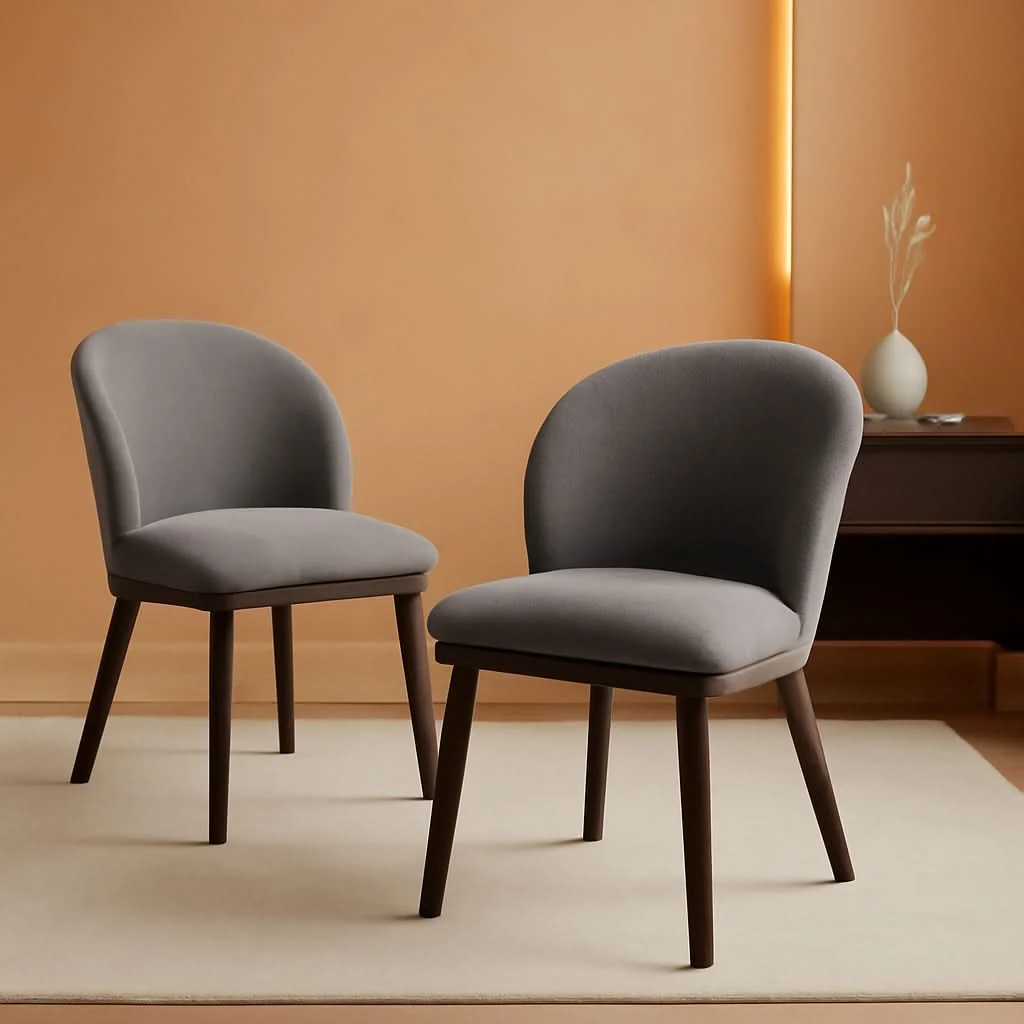 Artisan Dining Chairs Set Collection Upholstered Wood Legs Reusable