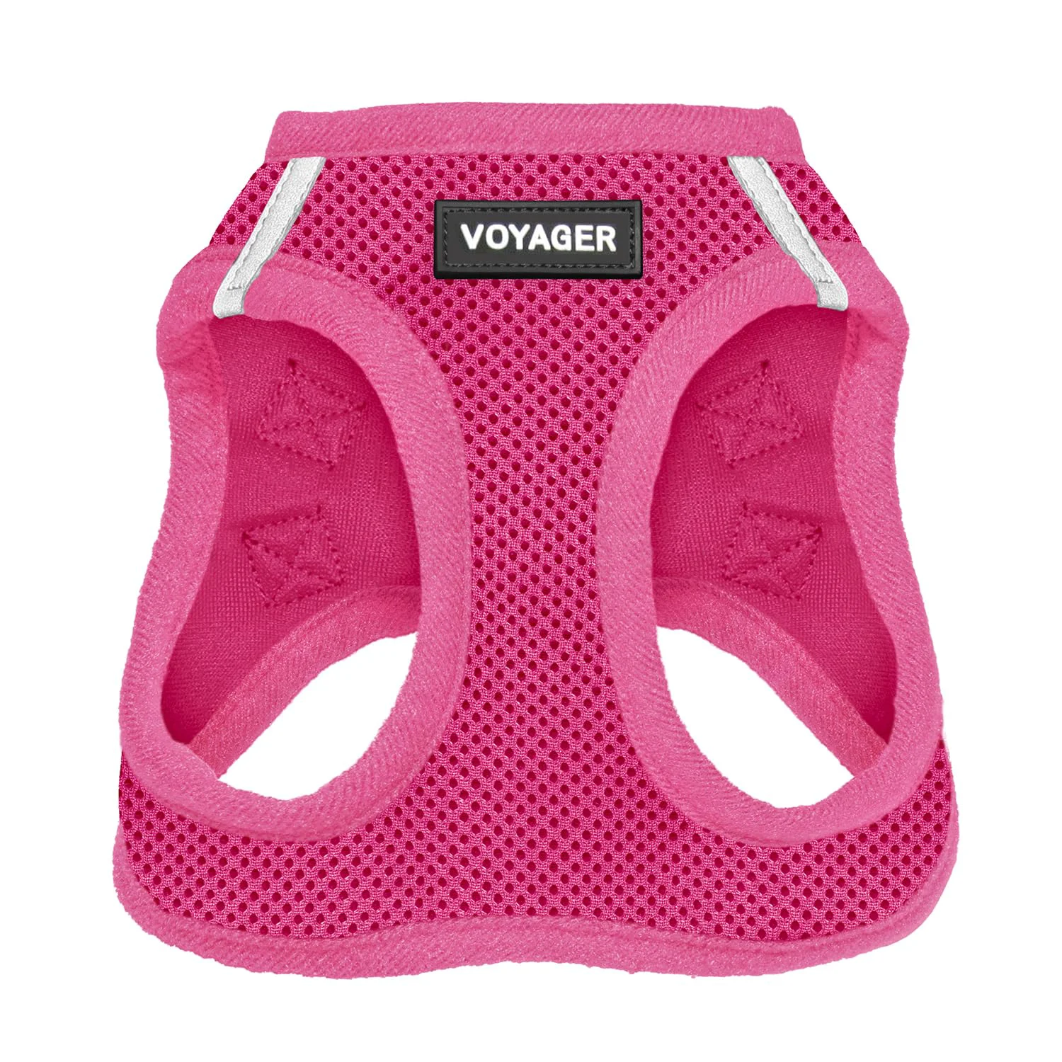 Excellent Pet Supplies Voyager Step-in Air Harness – All Weather Mesh Reflective No Pull – XXS Fuchsia Relaxed