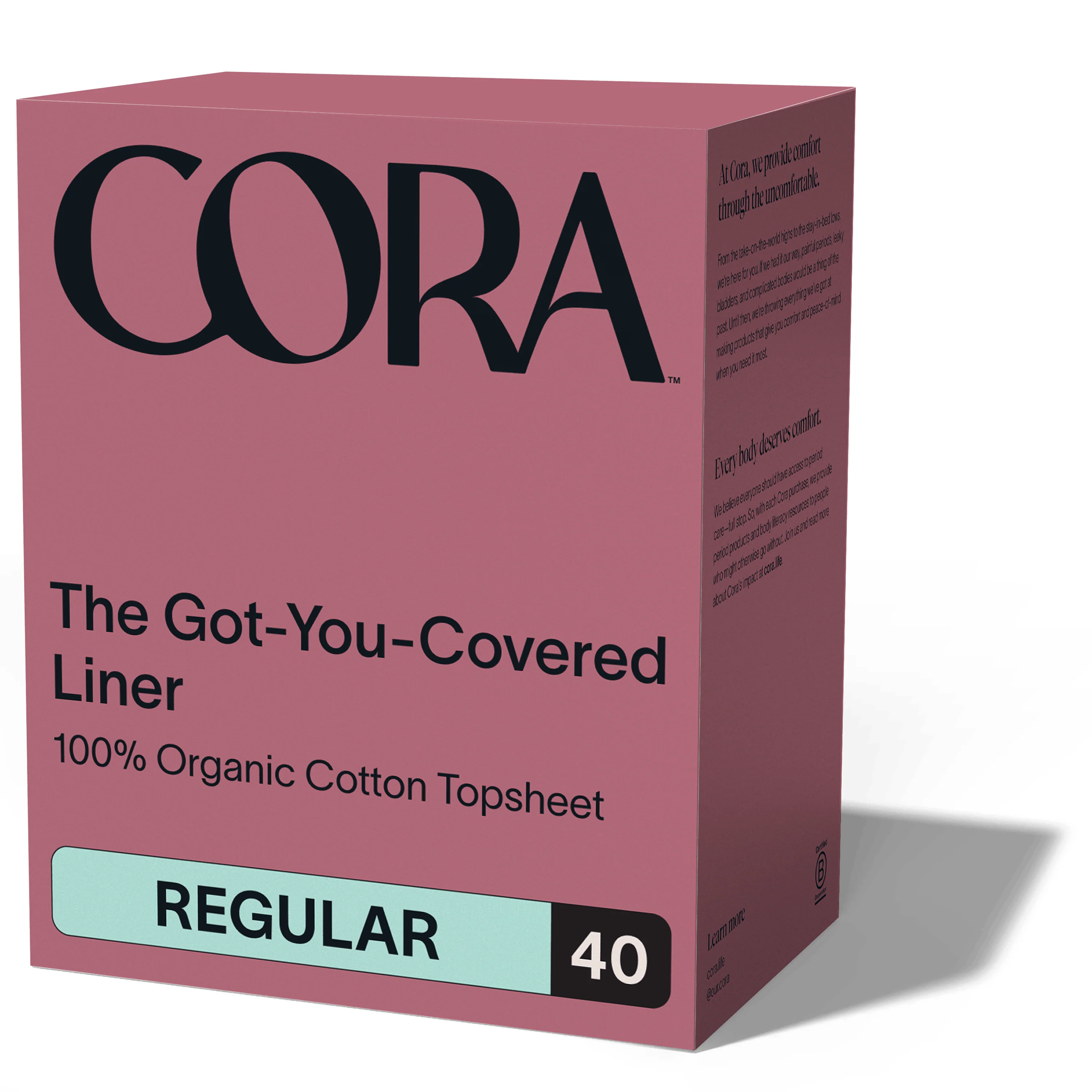 Detailed Cora Got-You-Covered Pantyliners – Light Absorbency Artisan