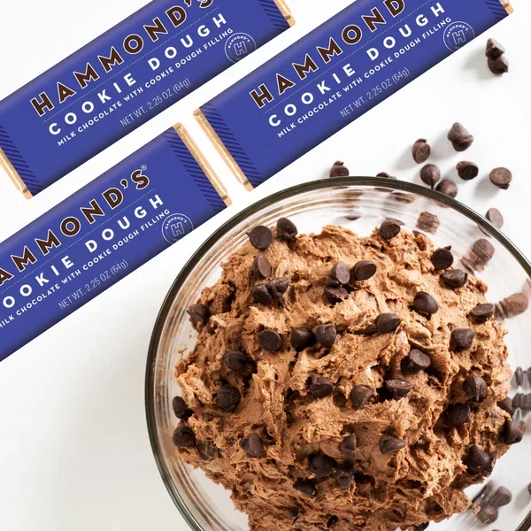 First-Class Hammond s Cookie Dough Milk Chocolate Bar 2.25 oz. Original