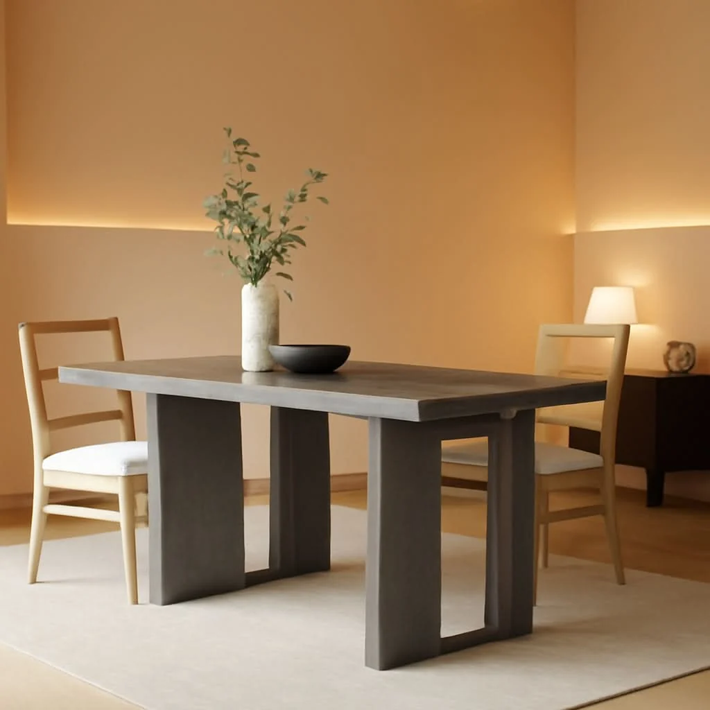 First-Class 71 Inch Rustic Gray Farmhouse Dining Table For 6 To 8 Exclusive