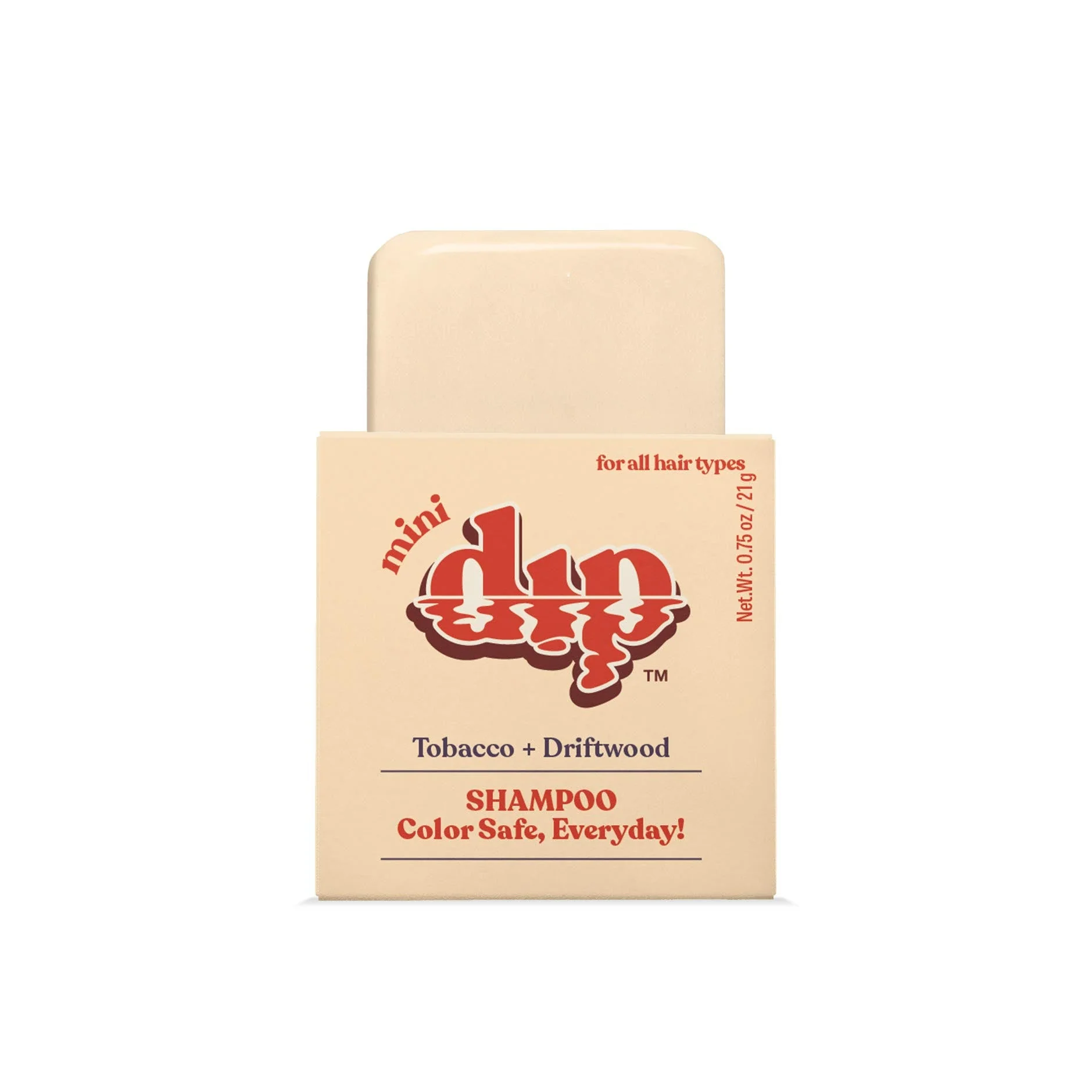Modern Mini Dip Shampoo Bar Color Safe Everyday – Tobacco Driftwood Fine