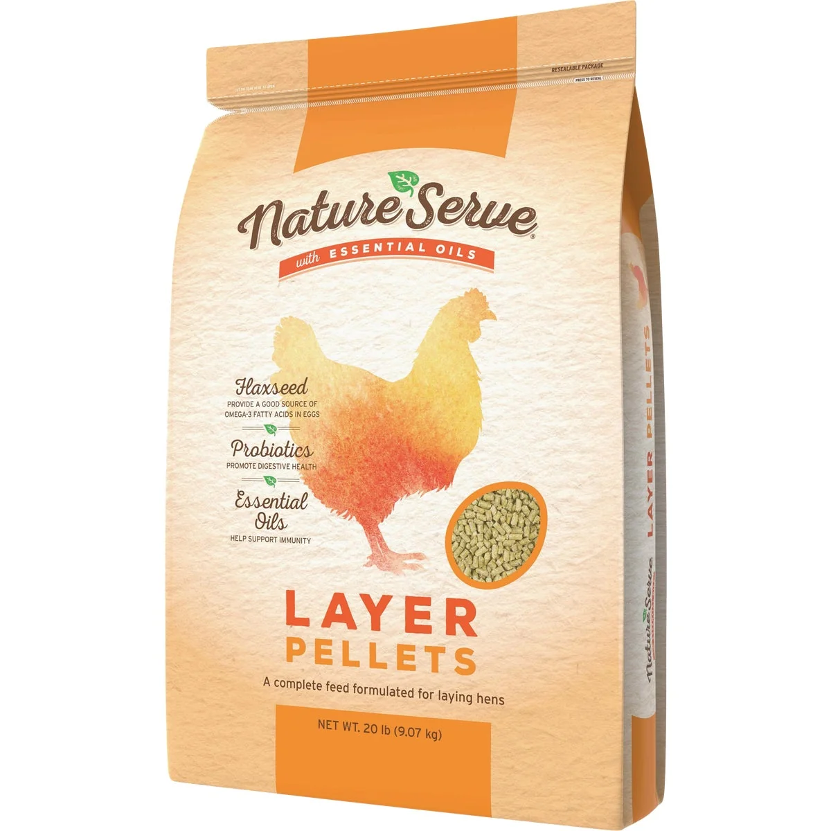 World-Class NatureServe 20 Lb. Layer Pellets High-Performance