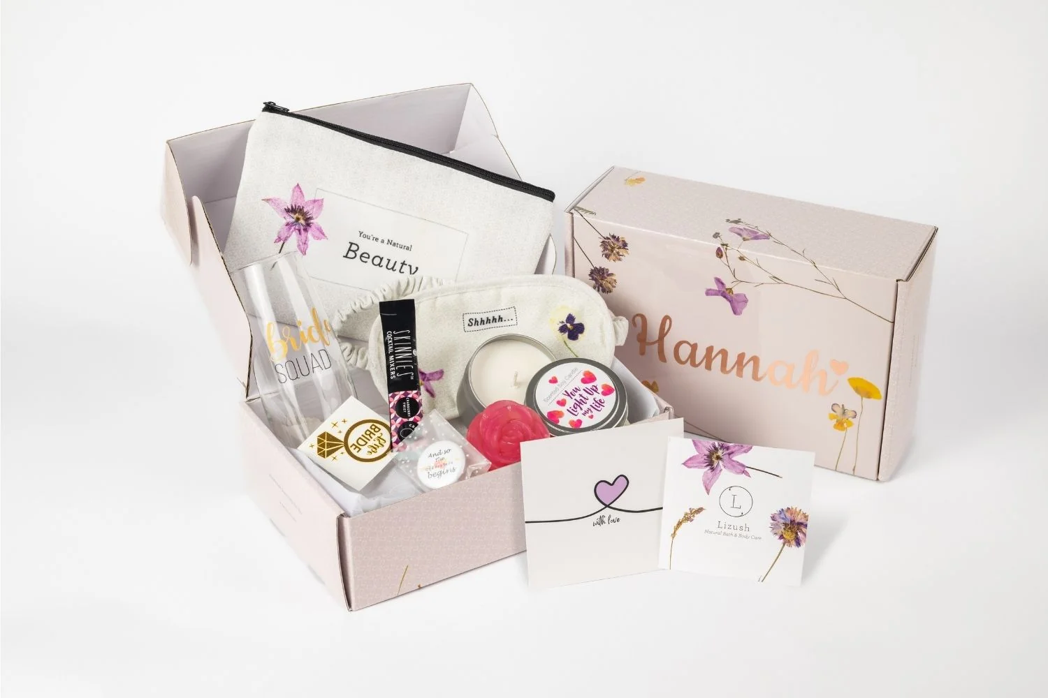 Smooth Personalized Bridesmaid Spa Gift Box Optimized